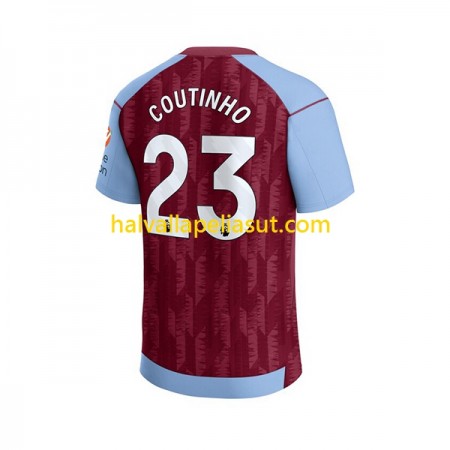 Jalkapallo Pelipaidat/Peliasut Aston Villa Philippe Coutinho 23 Kotipaita 2023-2024 Lyhythihainen